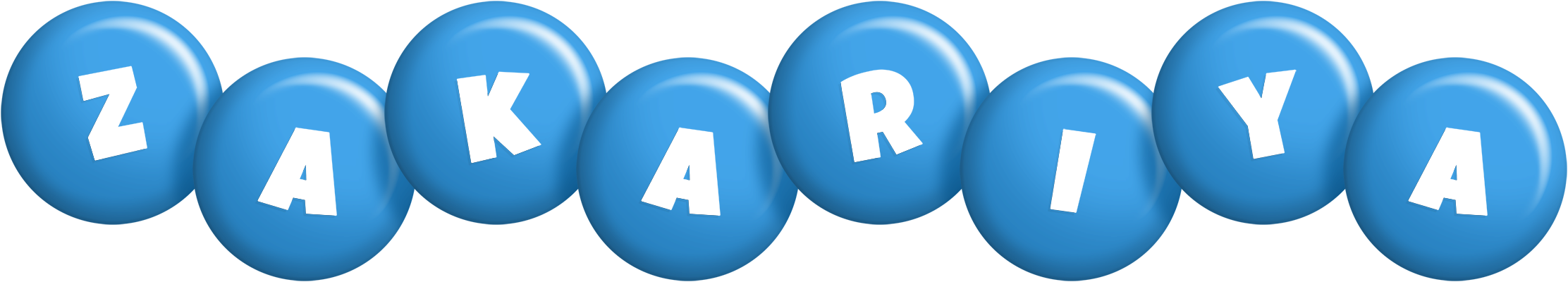 Zakariya candy-blue logo