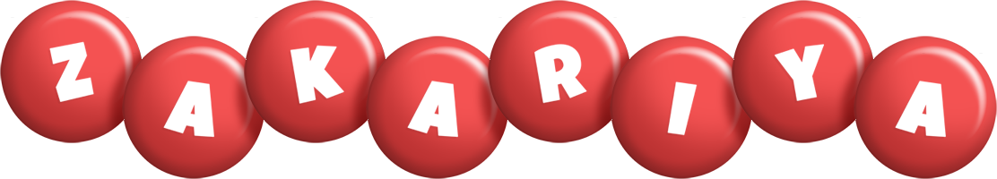 Zakariya candy-red logo
