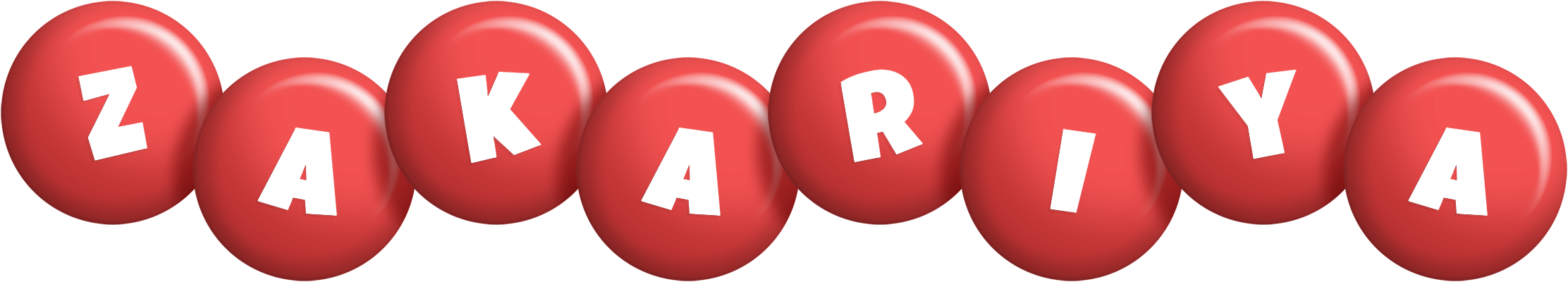 Zakariya candy-red logo