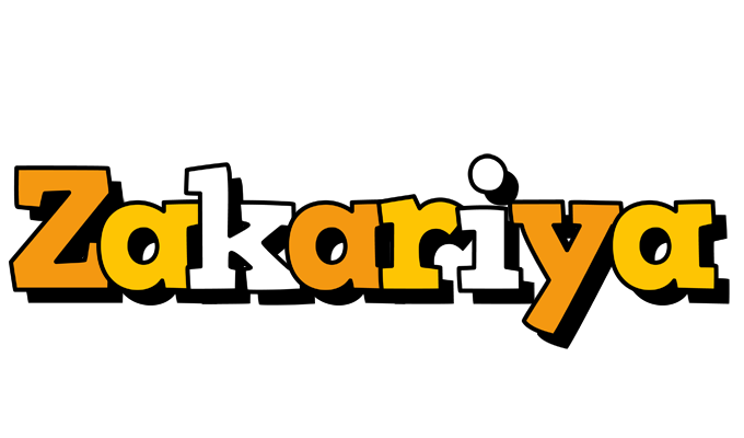 Zakariya cartoon logo