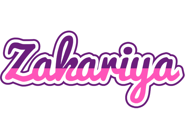 Zakariya cheerful logo