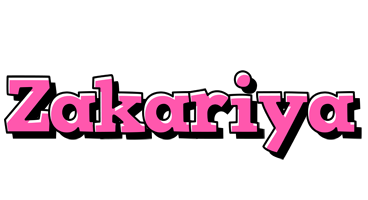 Zakariya girlish logo