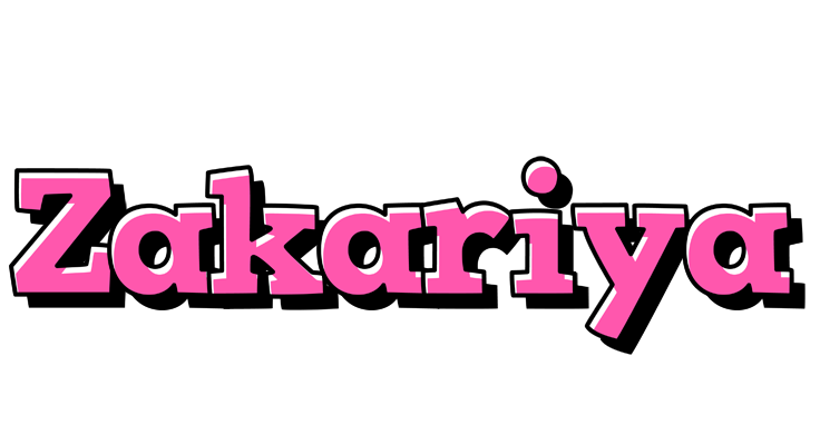 Zakariya girlish logo