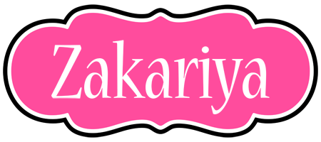 Zakariya invitation logo