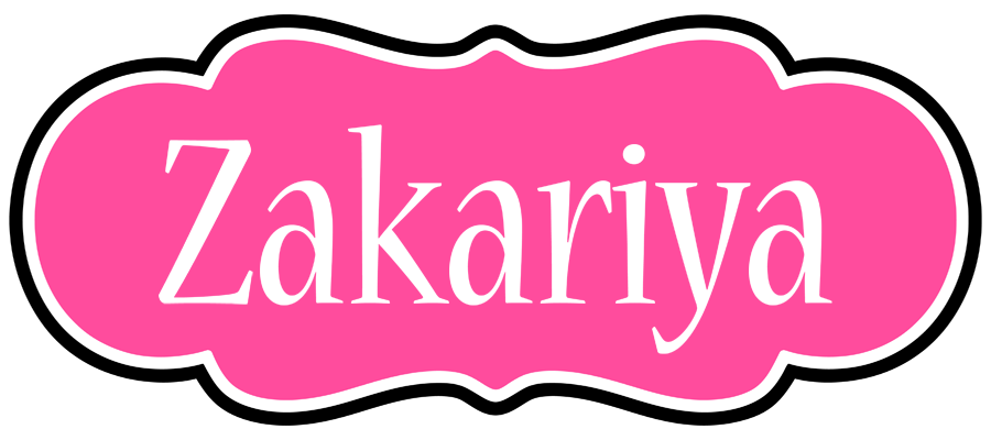 Zakariya invitation logo