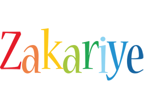 Zakariye birthday logo