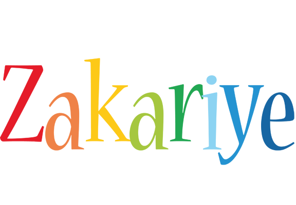 Zakariye birthday logo