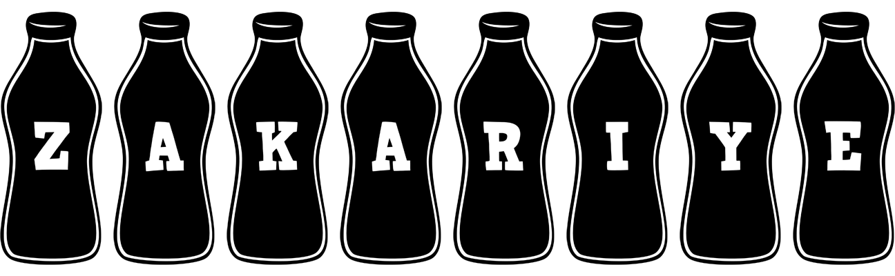 Zakariye bottle logo