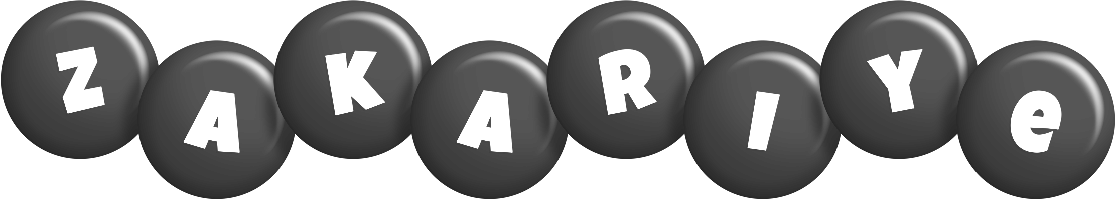 Zakariye candy-black logo