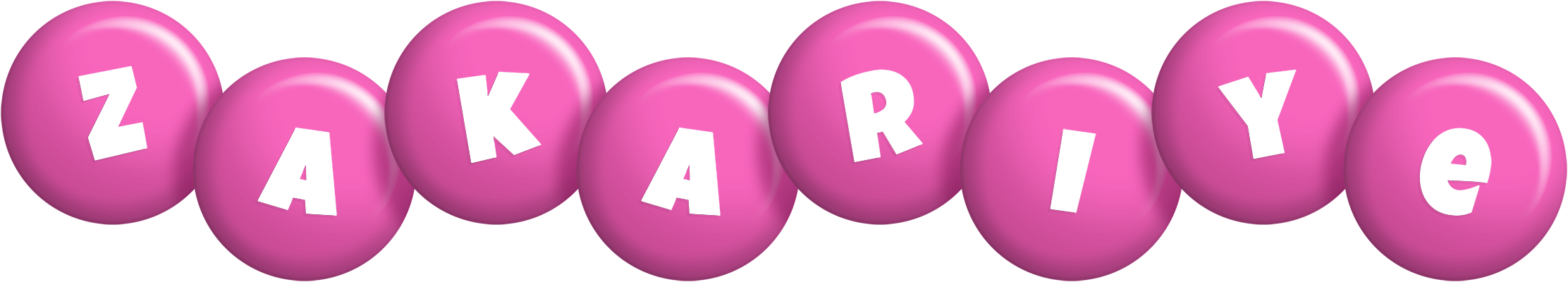 Zakariye candy-pink logo