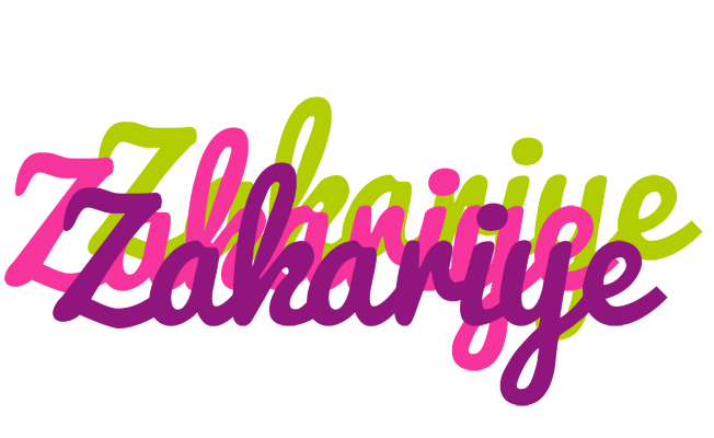 Zakariye flowers logo