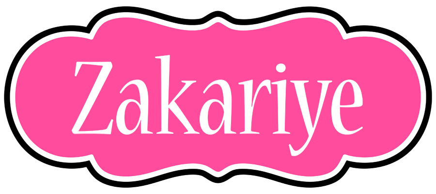 Zakariye invitation logo