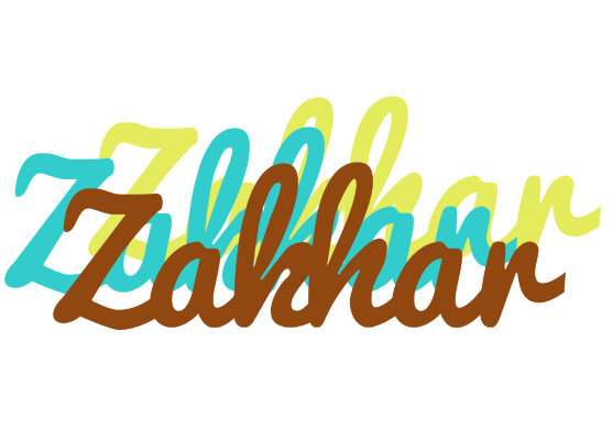 Zakhar cupcake logo