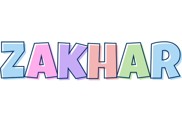 Zakhar pastel logo