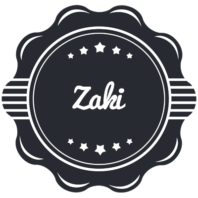 Zaki badge logo