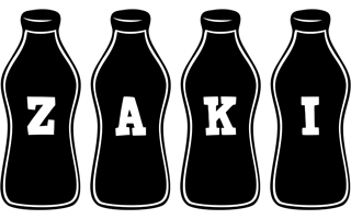 Zaki bottle logo