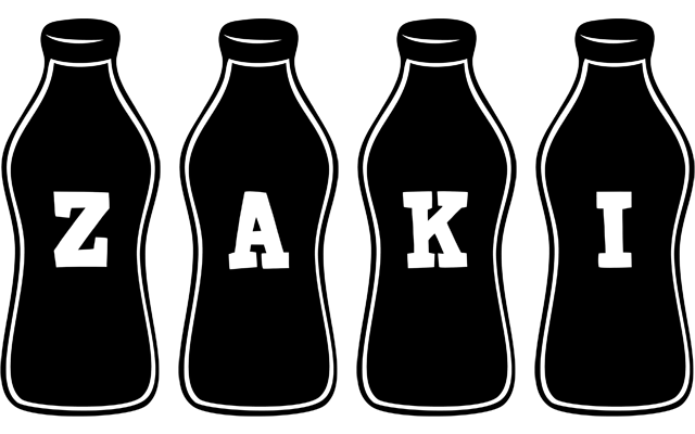 Zaki bottle logo