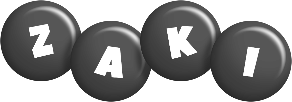 Zaki candy-black logo