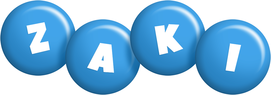 Zaki candy-blue logo