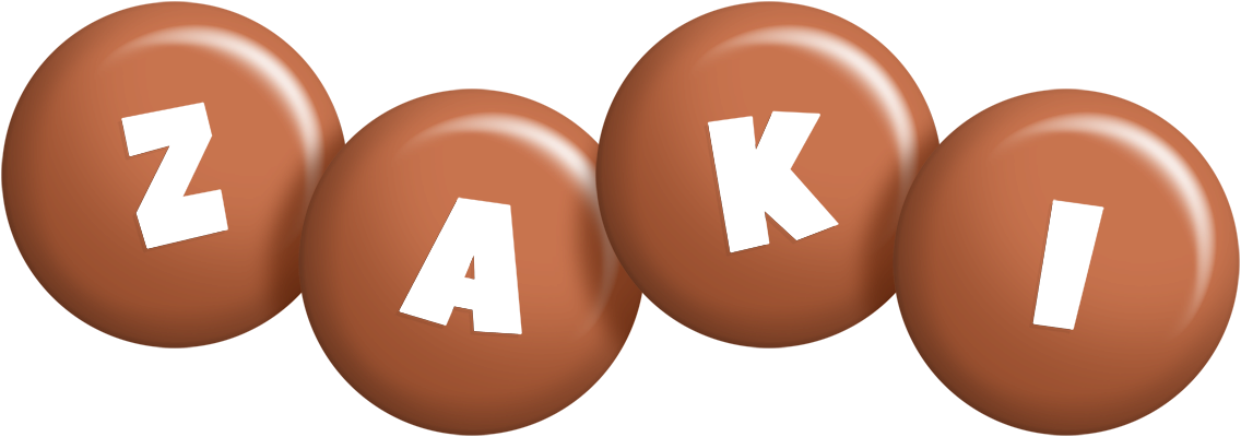 Zaki candy-brown logo