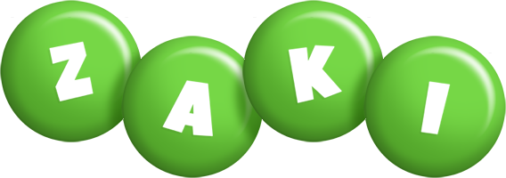 Zaki candy-green logo