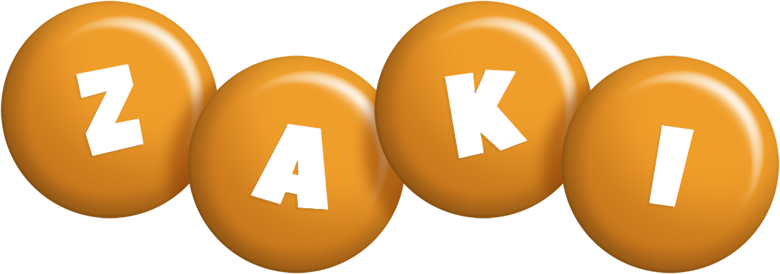 Zaki candy-orange logo