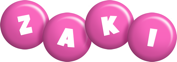 Zaki candy-pink logo
