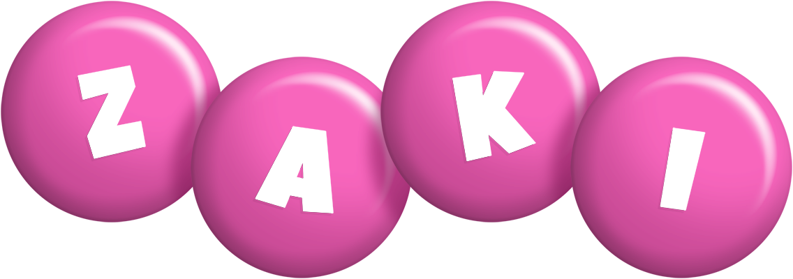Zaki candy-pink logo