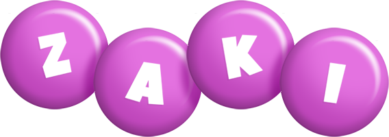 Zaki candy-purple logo