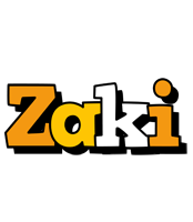 Zaki cartoon logo