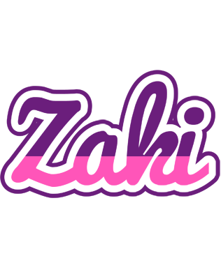 Zaki cheerful logo
