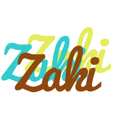 Zaki cupcake logo