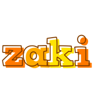 Zaki desert logo