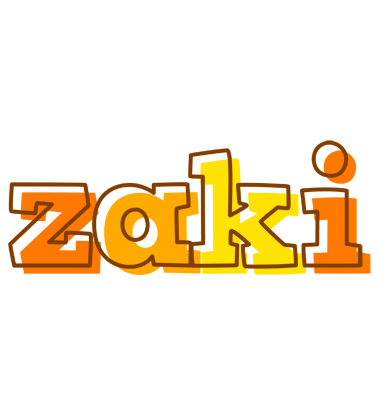 Zaki desert logo