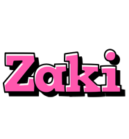 Zaki girlish logo