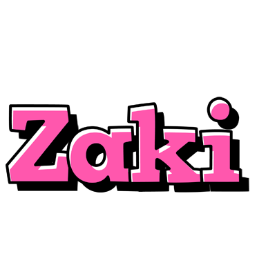 Zaki girlish logo