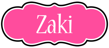 Zaki invitation logo