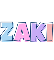 Zaki pastel logo