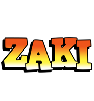 Zaki sunset logo