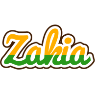 Zakia banana logo