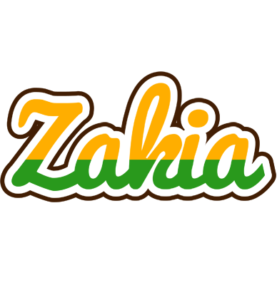 Zakia banana logo