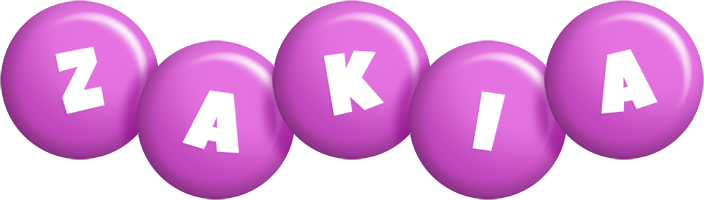 Zakia candy-purple logo