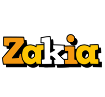 Zakia cartoon logo