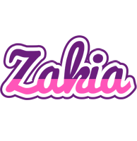 Zakia cheerful logo