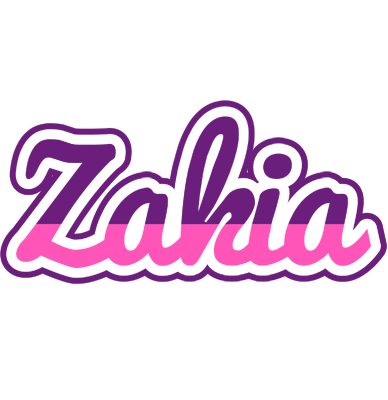 Zakia cheerful logo