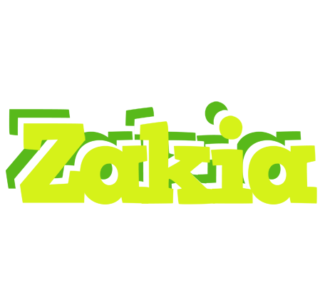 Zakia citrus logo