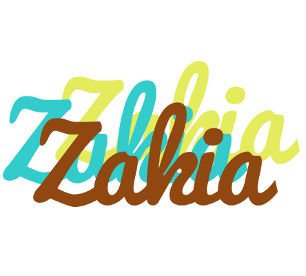 Zakia cupcake logo