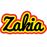 Zakia flaming logo