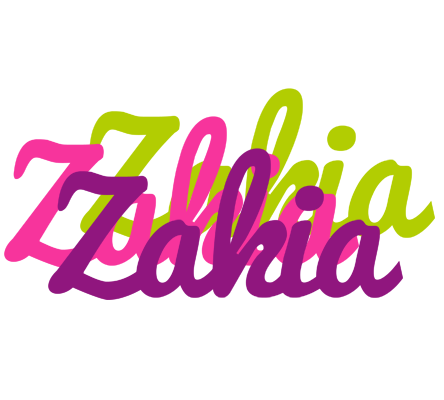 Zakia flowers logo
