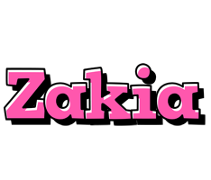 Zakia girlish logo